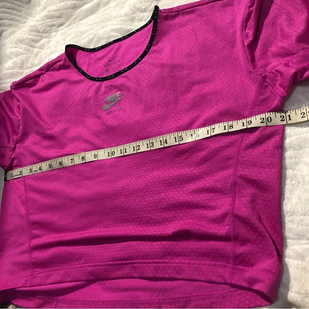Nike air pink boxy crop top
